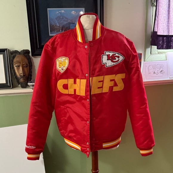 Mitchell & Ness Jackets & Blazers - Kansas City Chiefs Jacket New with tags